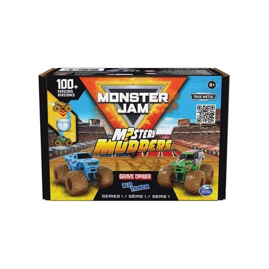 Monster Jam 1:64 Mystery Mudders 2-pack