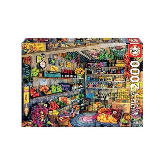 Educa - Puzzle 2000 - Farmers Market