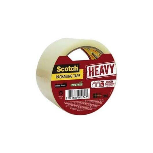 3M Scotch Heavy packaging tape - 50 mm x 50 m - transparent