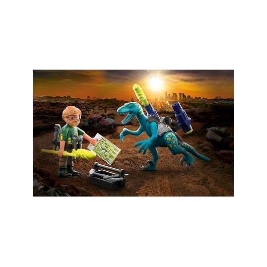 Playmobil Dinos - Deinonychus: Redo för strid