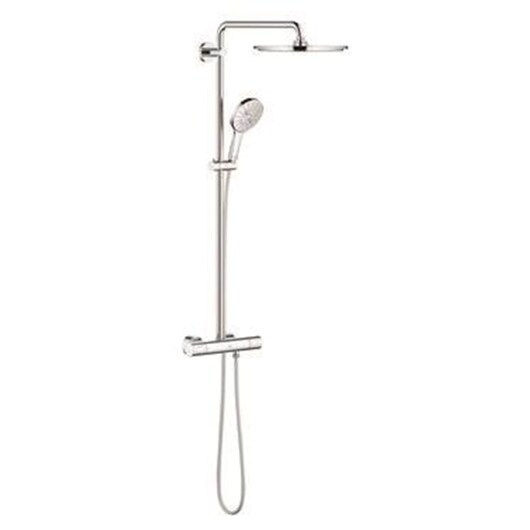Grohe Rainshower SmartActive 310 shower system thermostat for wall, chrome