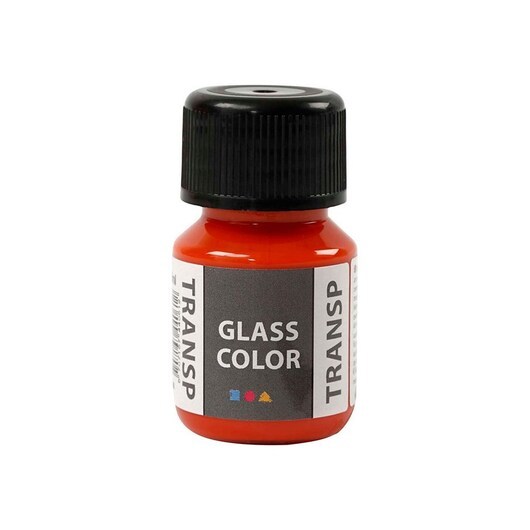 Creativ Company Glass Color Transparent Paint - Orange 30ml