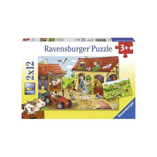 Ravensburger Working On The Farm 2x12p