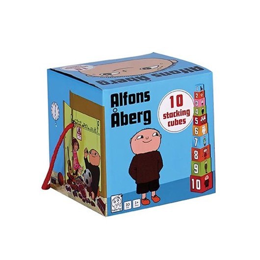Barbo Toys Alfons Åberg Stacking Cubes 10pcs