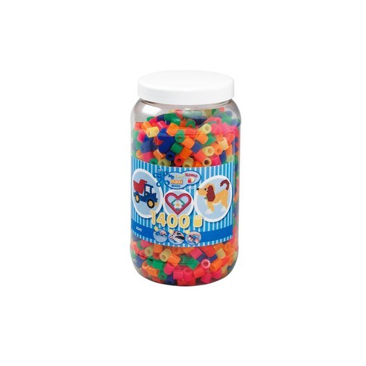 Hama Ironing beads Maxi in Pot-Neonmix (051) 1400pcs.