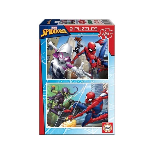 Educa Pussel Spider-Man 2x48 3D pusselspel