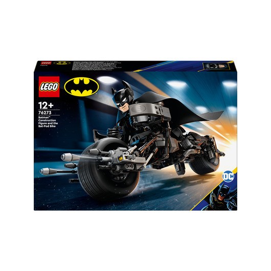 LEGO DC Super Heroes 76273 Batman&#8482; byggfigur och Batpod-cykeln