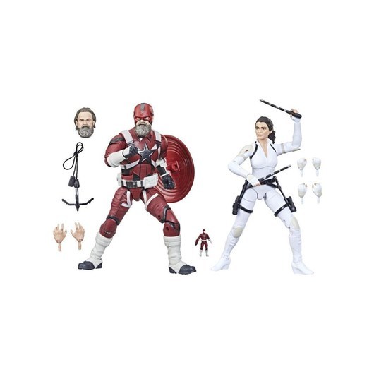 Hasbro Black Widow Marvel Legends 6-Inch Red Guardian and Melina Vostkoff Action Figures