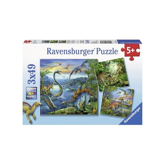 Ravensburger Dinosaur Facination 3x49p