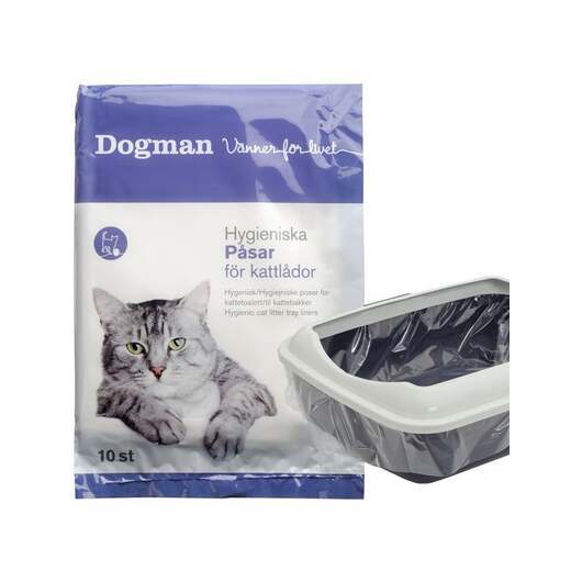 Påsar för kattlådor L