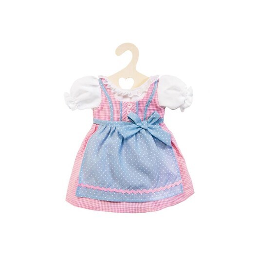 Heless Doll dress Pink and Blue/Green 28-33 cm