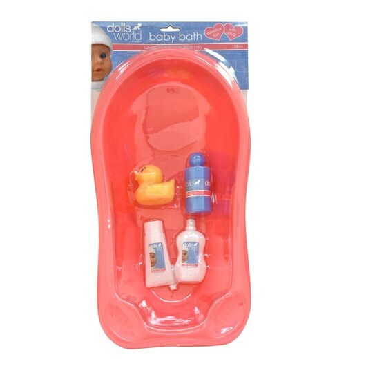 Dolls World Bathroom set including bathtub