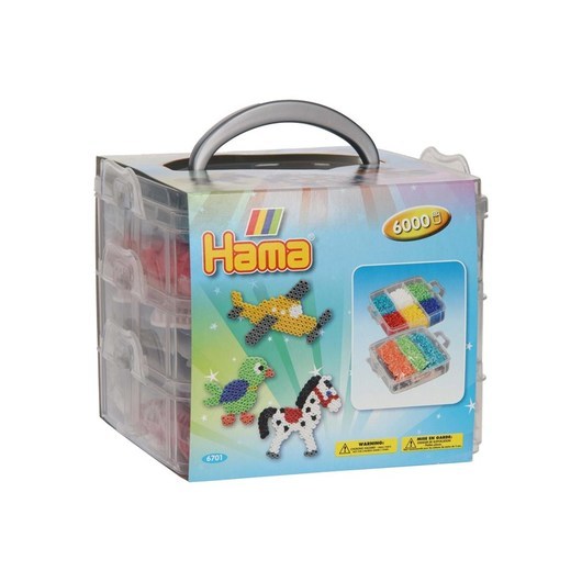Hama Ironing Beads Set Storage box - small 6000pcs.