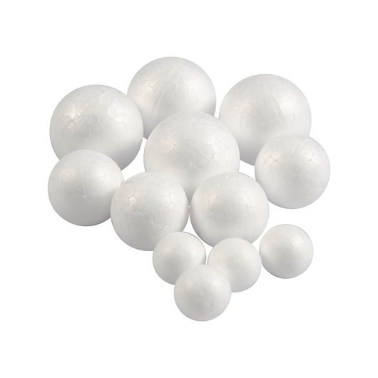 Creativ Company Polystyrene Balls White 12pcs.
