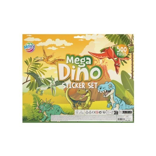 Creative Craft Group Moxy - Mega Sticker Set Dino (500 pcs)