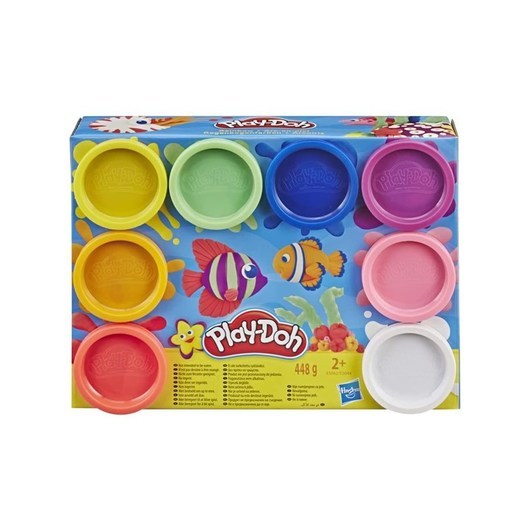 Hasbro Play-Doh 8-Pack Rainbow Non-Toxic Modeling Compound