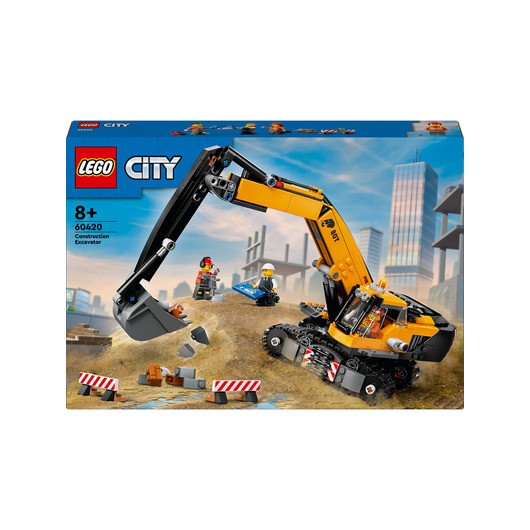 LEGO City 60420 Gul grävmaskin