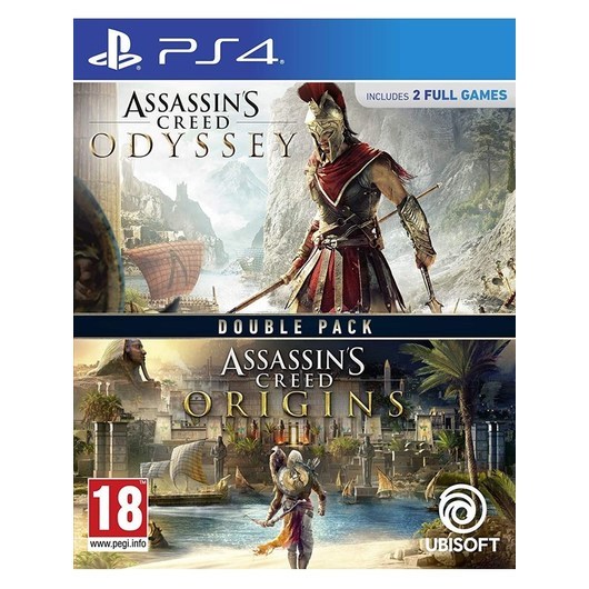 Assassin&apos;s Creed Odyssey + Origins (Double Pack) - Sony PlayStation 4 - Action / äventyr