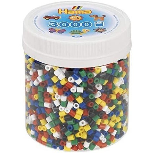 Hama Ironing Beads in Pot - Primary Mix (66) 3000pcs.