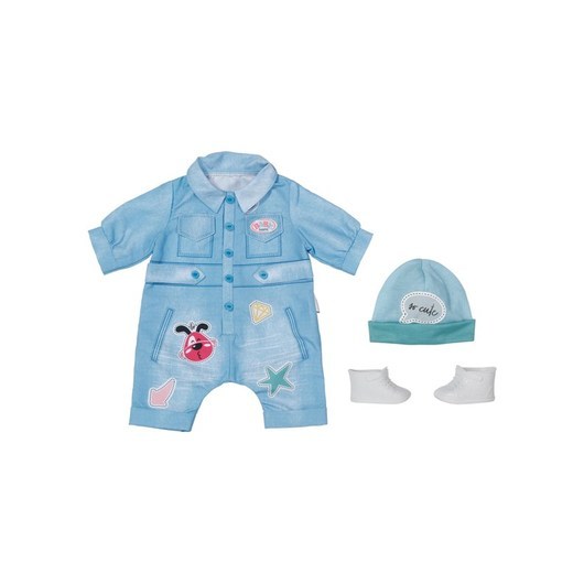 Zapf Creation BABY born Lyxig Jeans Overall 43 cm