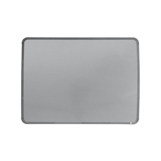 NOBO Small Magnetic Whiteboard Slim Silver Frame 58x43cm