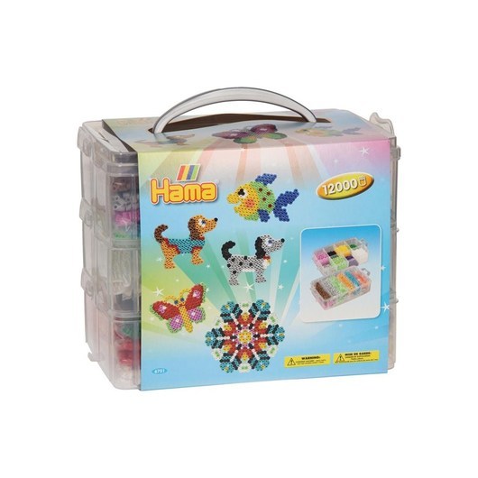 Hama Ironing Beads Set Storage box - large 12.000pcs.