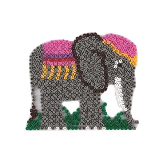 Hama Ironing Beads Pegboard-Elephant