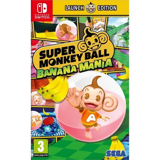 Super Monkey Ball: Banana Mania - Launch Edition - Nintendo Switch - Plattformsspelare