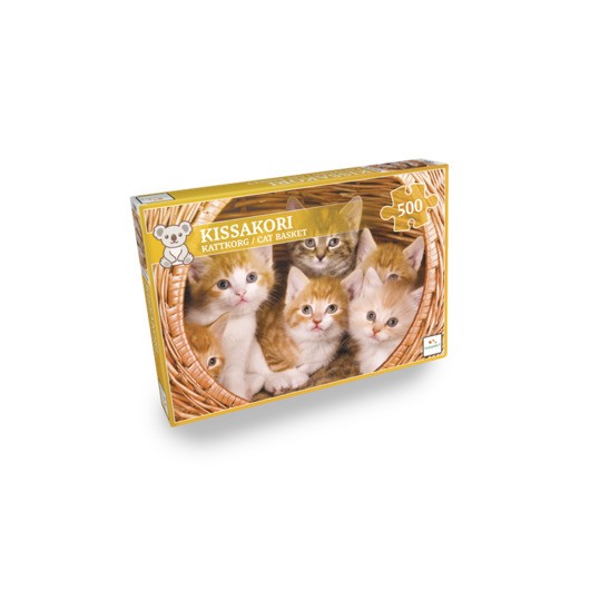 Lautapelit Nordic Quality Puzzles - Cat Basket (500 pieces)