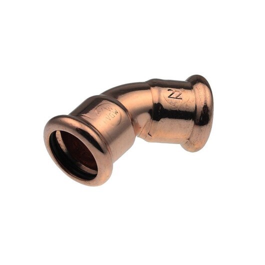 Vsh Fabrieken Xpress copper elbow 45 deg. ff 22
