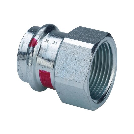 Viega Prestabo transition galvanized unalloyed steel 22 x 1/2"