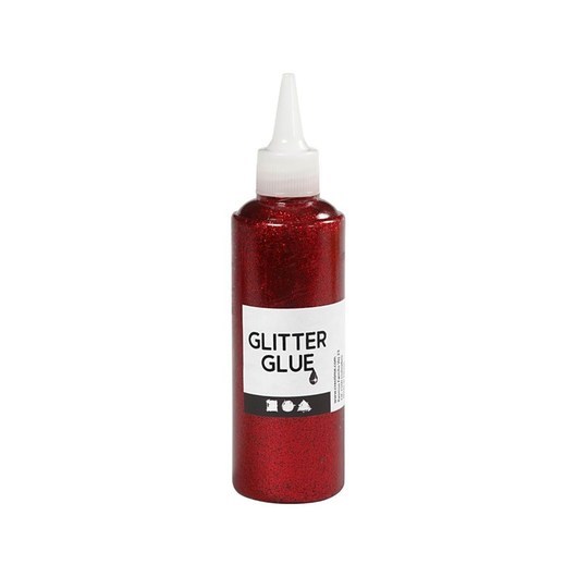 Creativ Company Glitter Glue Red 118ml