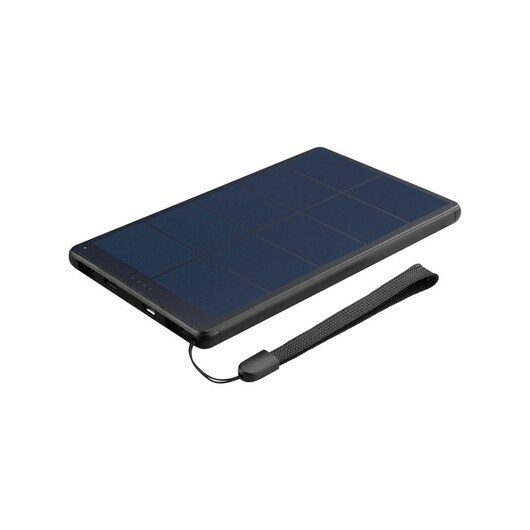 Sandberg Urban Solar Powerbank 10000 PowerBank - Svart - 10000 mAh