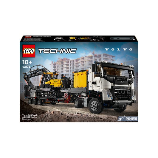 LEGO Technic 42175 Volvo FMX lastbil &amp; EC230 elgrävmaskin