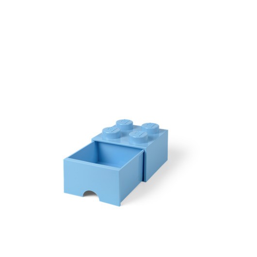 LEGO Förvaring med låda 4, ljusblå