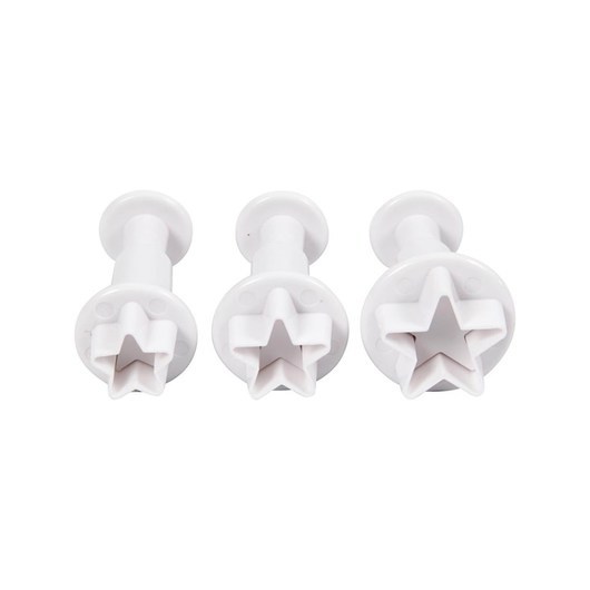 Creativ Company Cutters with Stamp Star 3pcs.