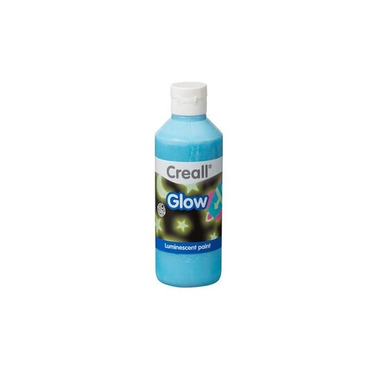 Creall Glow in the Dark Paint Blue 250ml