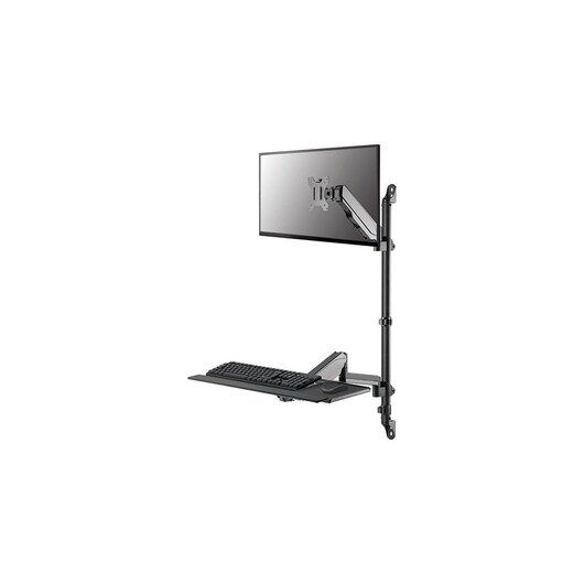 Neomounts by NewStar Neomounts WL90-325BL1 mounting kit - sit-stand workstation - for LCD display / keyboard / mouse - black