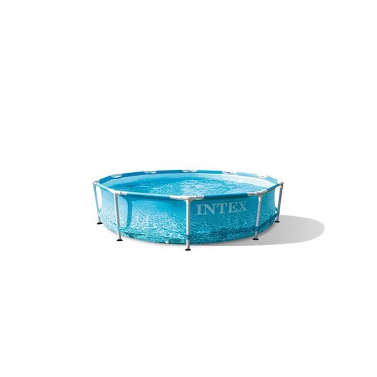 Intex Beachside Metal Frame Pool, 4.485L, 305x76cm (utan pump)