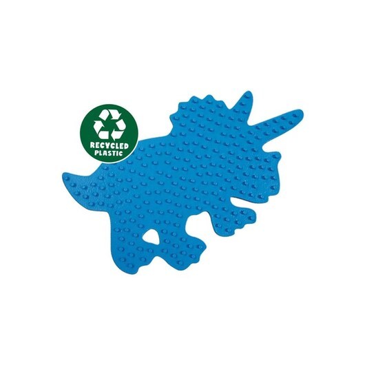 SES Green Beedz - Iron-on Beads Shelf Triceratops Dino