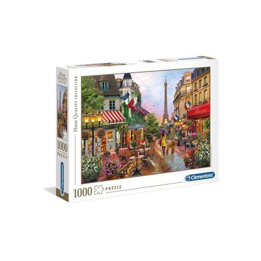 Clementoni Flowers in Paris High Quality Puzzle - 1000 pieces Golv