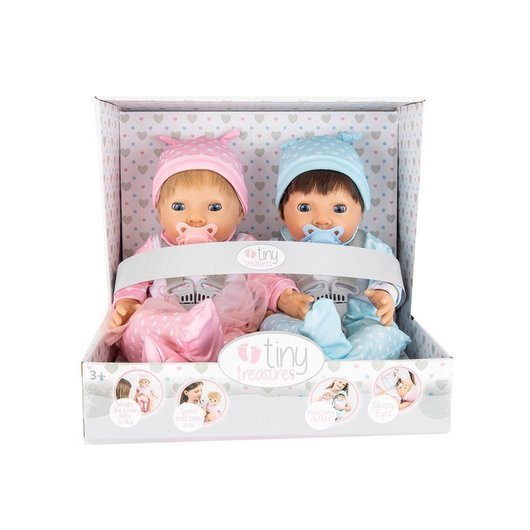 Tiny Treasures Twin doll set in brother &amp; sister outfit