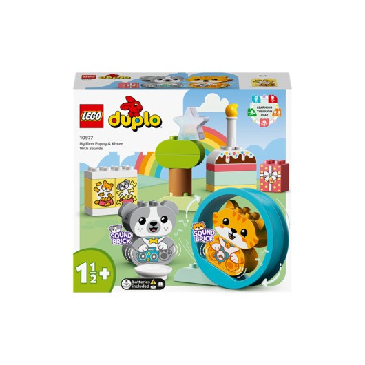 LEGO DUPLO 10977 Min första hundvalp &amp; kattunge med ljud