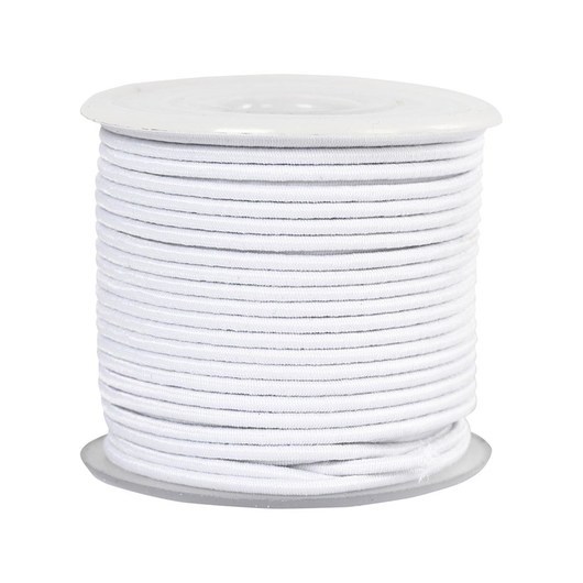 Creativ Company Elastic White 25m