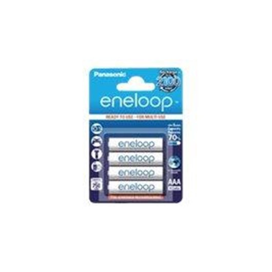 Panasonic eneloop BK-4MCCE - batteri - AAA - NiMH PowerBank - Vit - 750 mAh