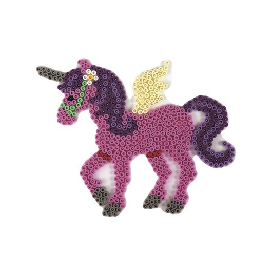 Hama Ironing Beads Pegboard-Unicorn