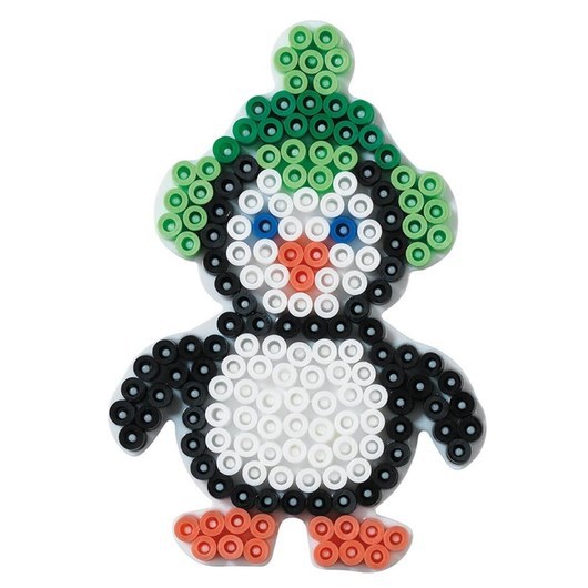 Hama Ironing Beads Pegboard-Penguin