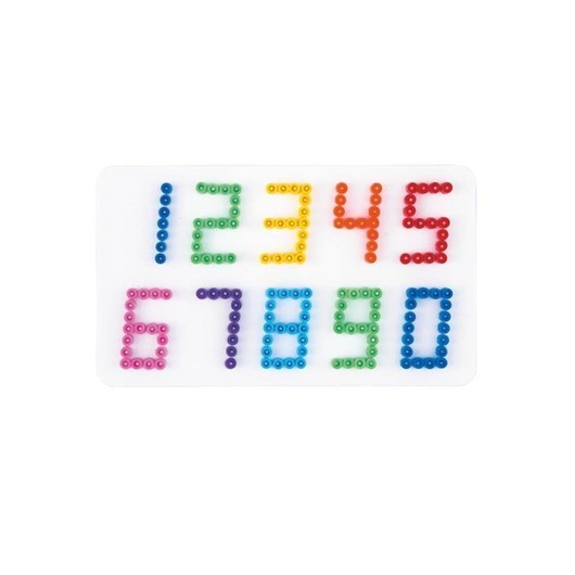 Hama Ironing Beads Plate-Numbers