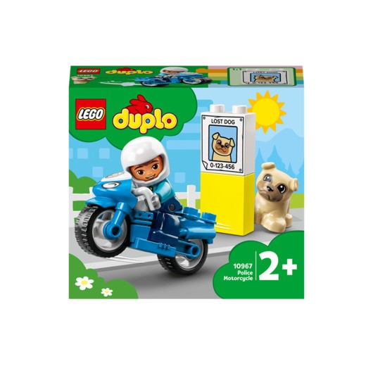 LEGO DUPLO 10967 Polismotorcykel
