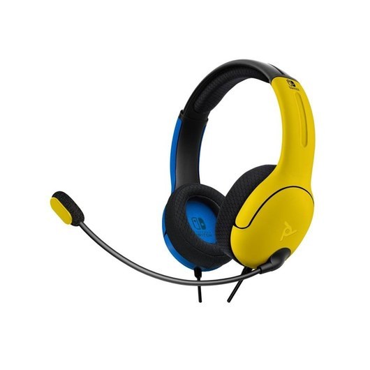 PDP LVL40 Wired Stereo Gaming Headset: Wildcat Yellow &amp; Blue - Headset - Nintendo Switch